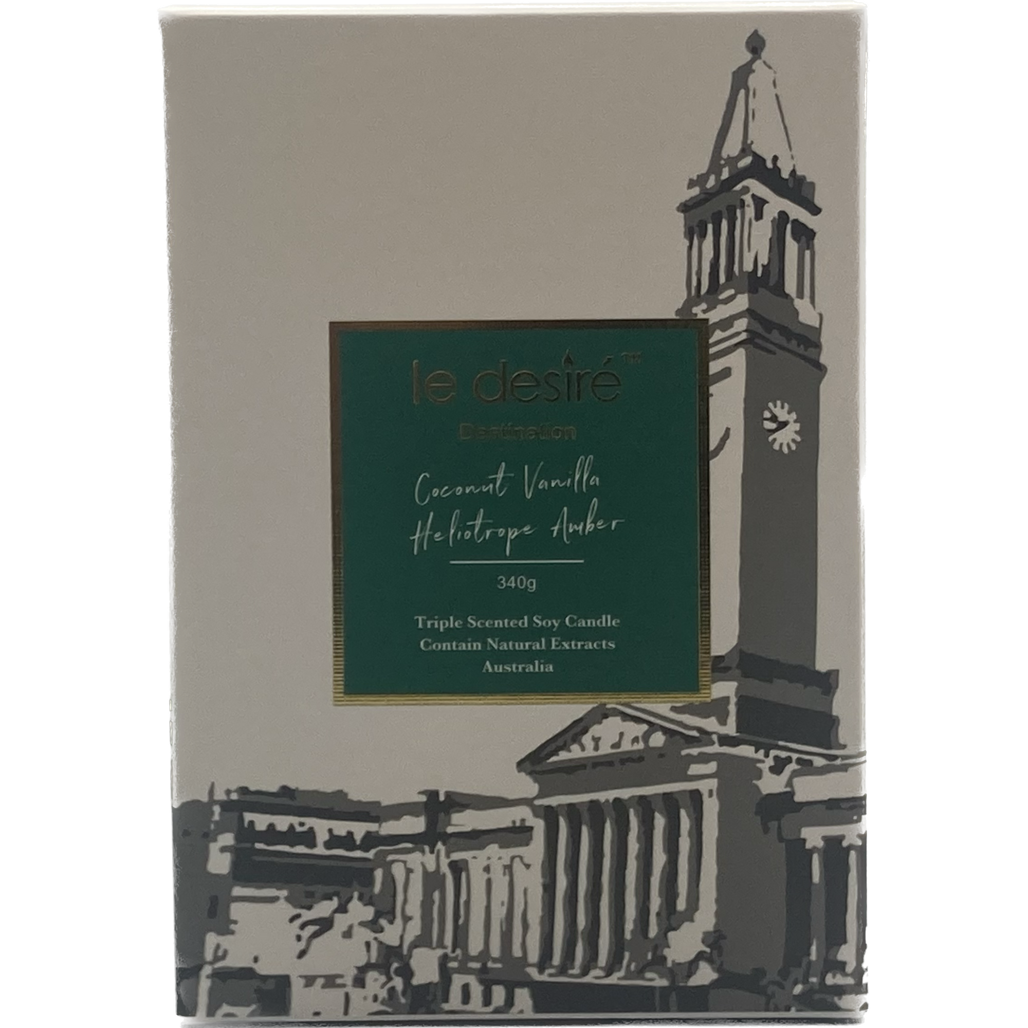 Coconut Vanilla Heliotrope Amber (Brisbane City Hall• Queensland) - Destination Reed Diffuser