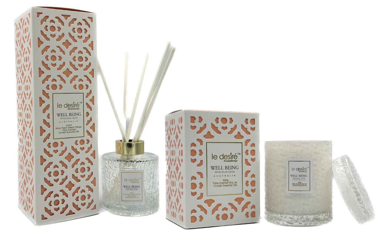 Well Being (White Musk Vanilla) - Aromatherapy Reed Diffuser