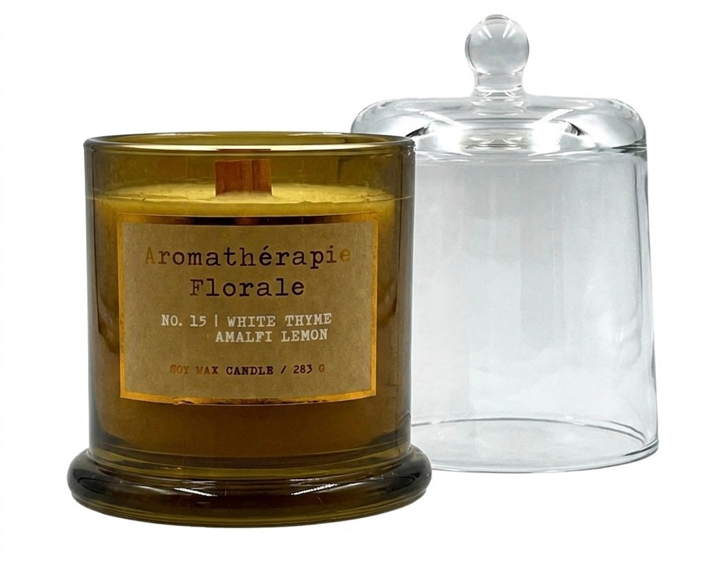 White Thyme Amalfi Lemon - Aromathérapie Florale Soy Candle