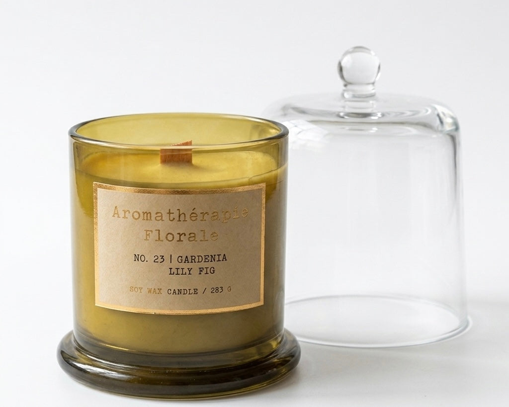 Gardenia Lily Fig - Aromathérapie Florale Soy Candle