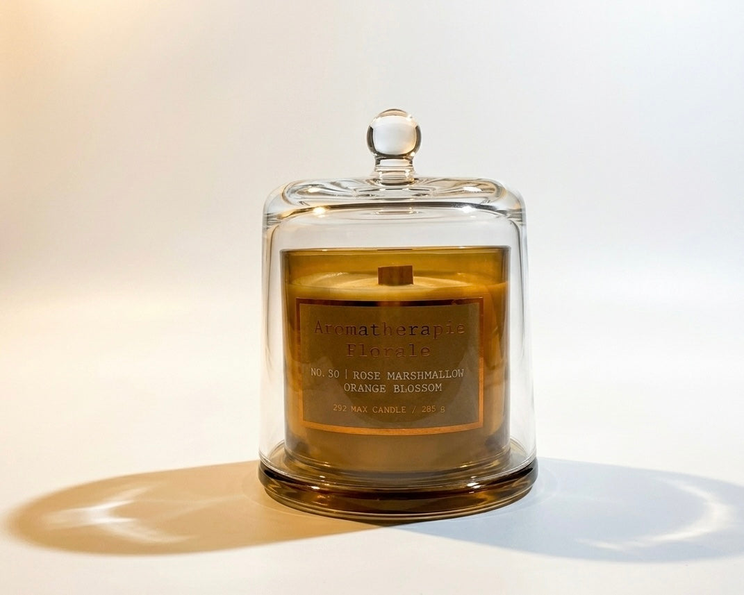 Rose Marshmallow Orange Blossom - Aromathérapie Florale Soy Candle