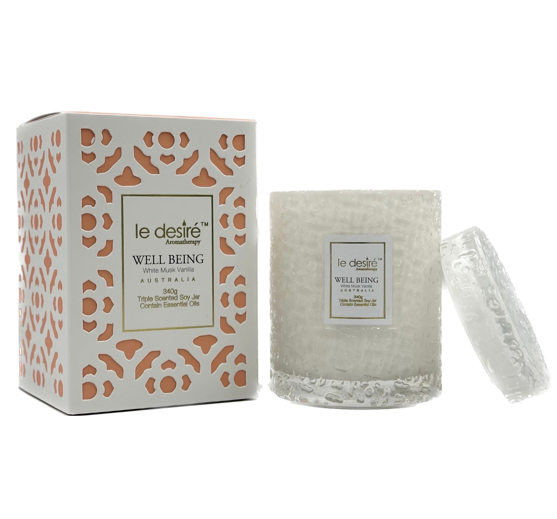 Well Being (White Musk Vanilla) - Aromatherapy Soy Candle