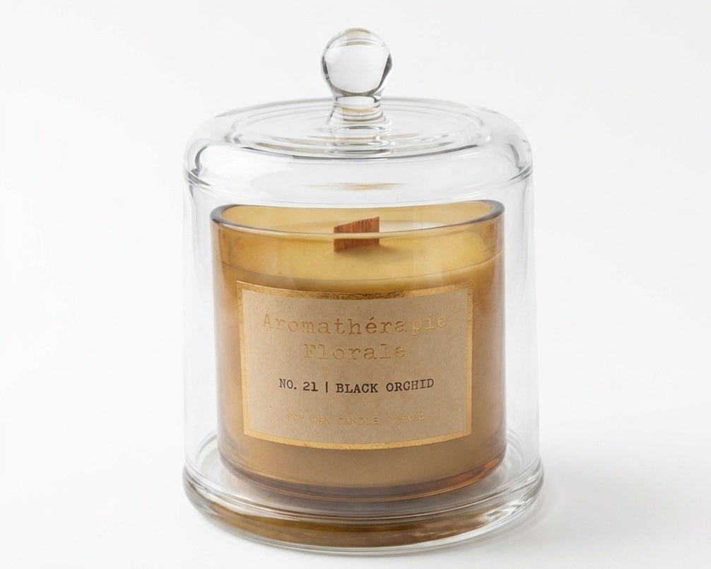 Black Orchid - Aromathérapie Florale Soy Candle