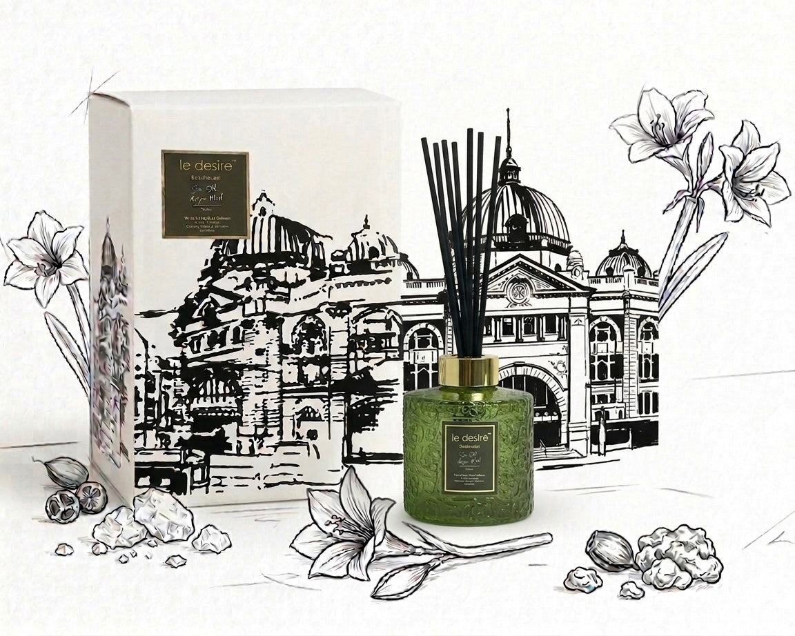 Sea Salt Amyris Musk (Flinders St Station • Melbourne ) - Destination Soy Candle