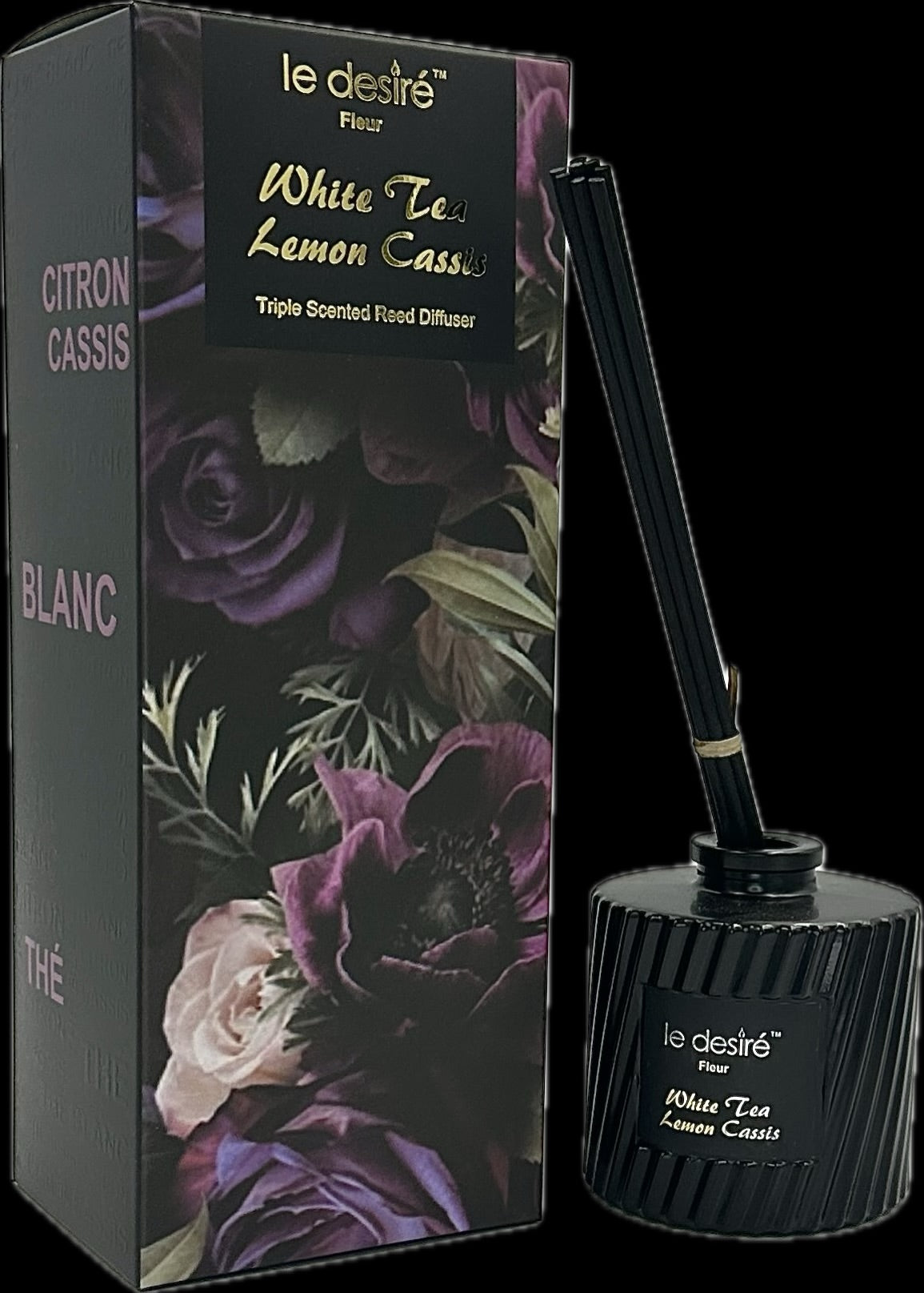 White Tea Lemon Cassis - Fleur Reed Diffuser