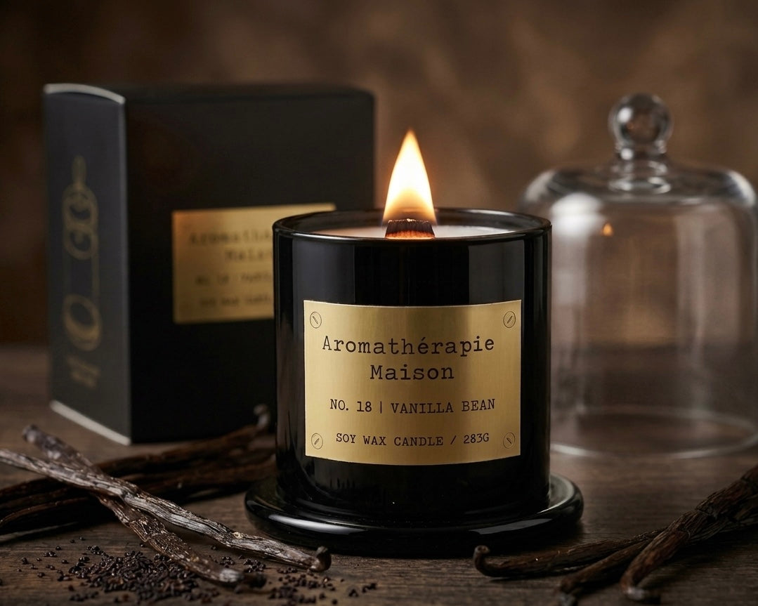 Vanilla Bean - Aromathérapie Maison Soy Candle
