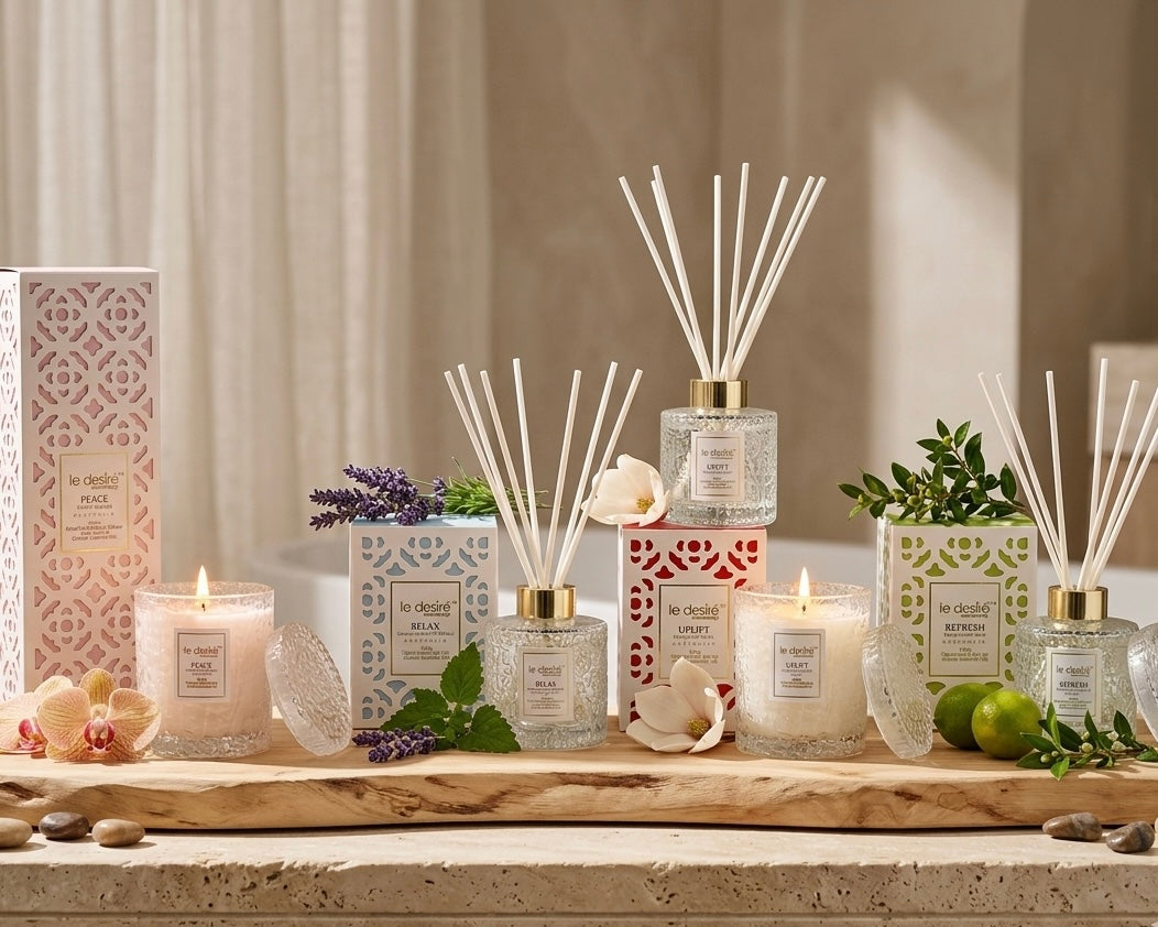 Relax (Geranium Lemon Patchouli) - Aromatherapy Reed Diffuser