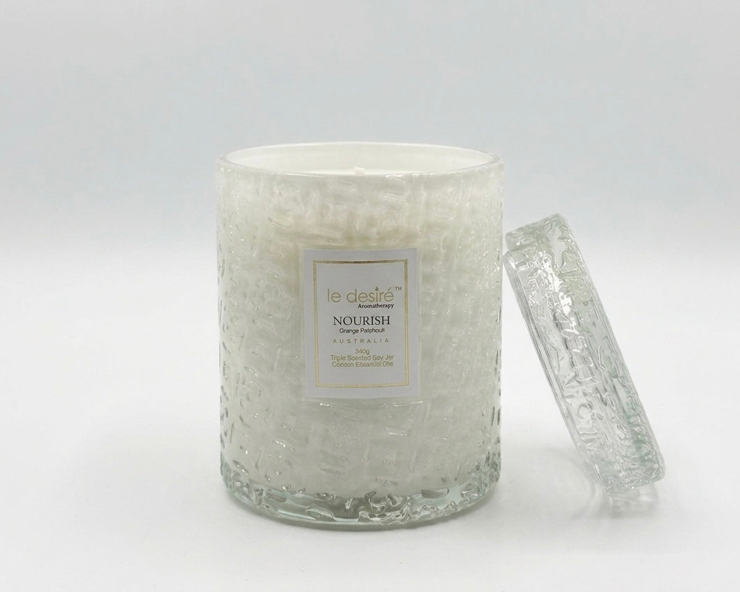 Nourish (Orange Patchouli) - Aromatherapy Soy Candle