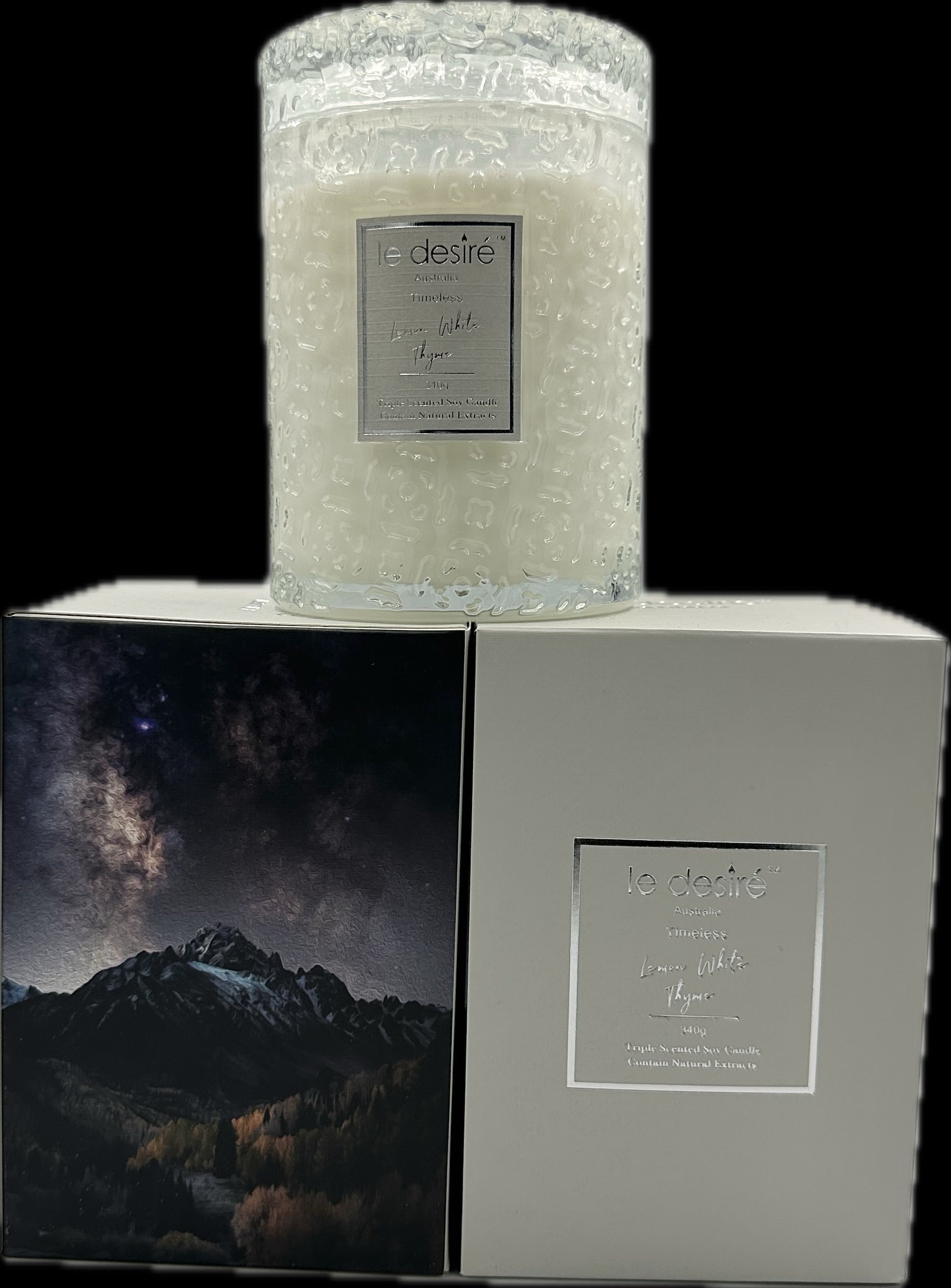 Lemon White Thyme - Timeless Soy Candle