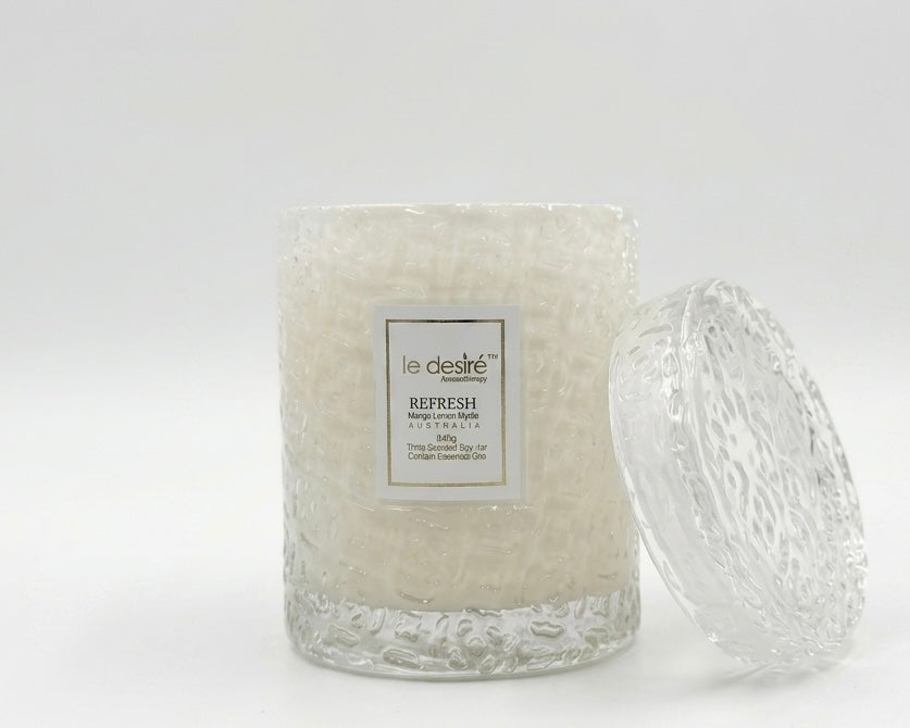 Refresh (Mango Lemon Myrtle) - Aromatherapy Soy Candle