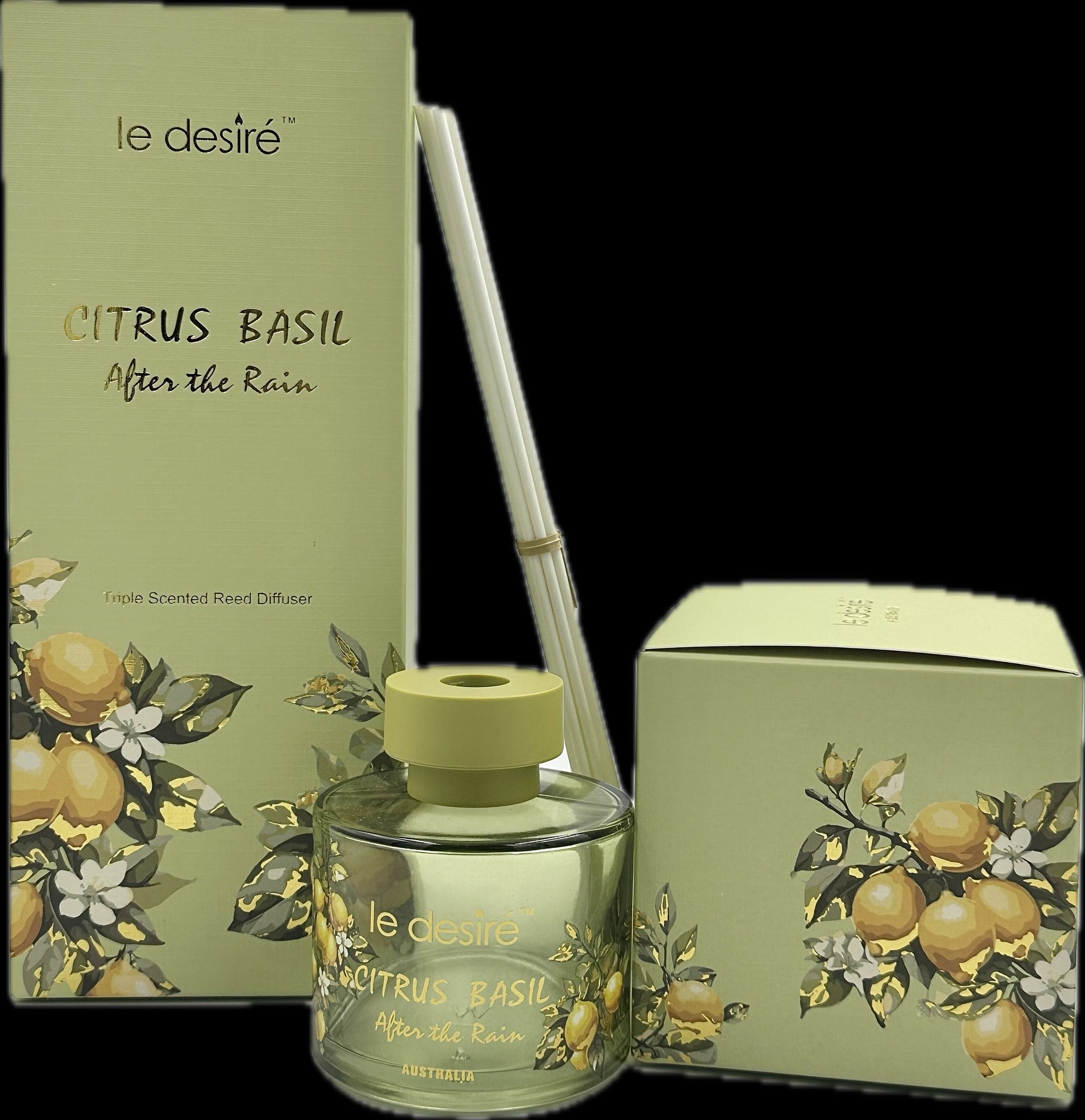Citrus Basil - After the Rain Soy Candle