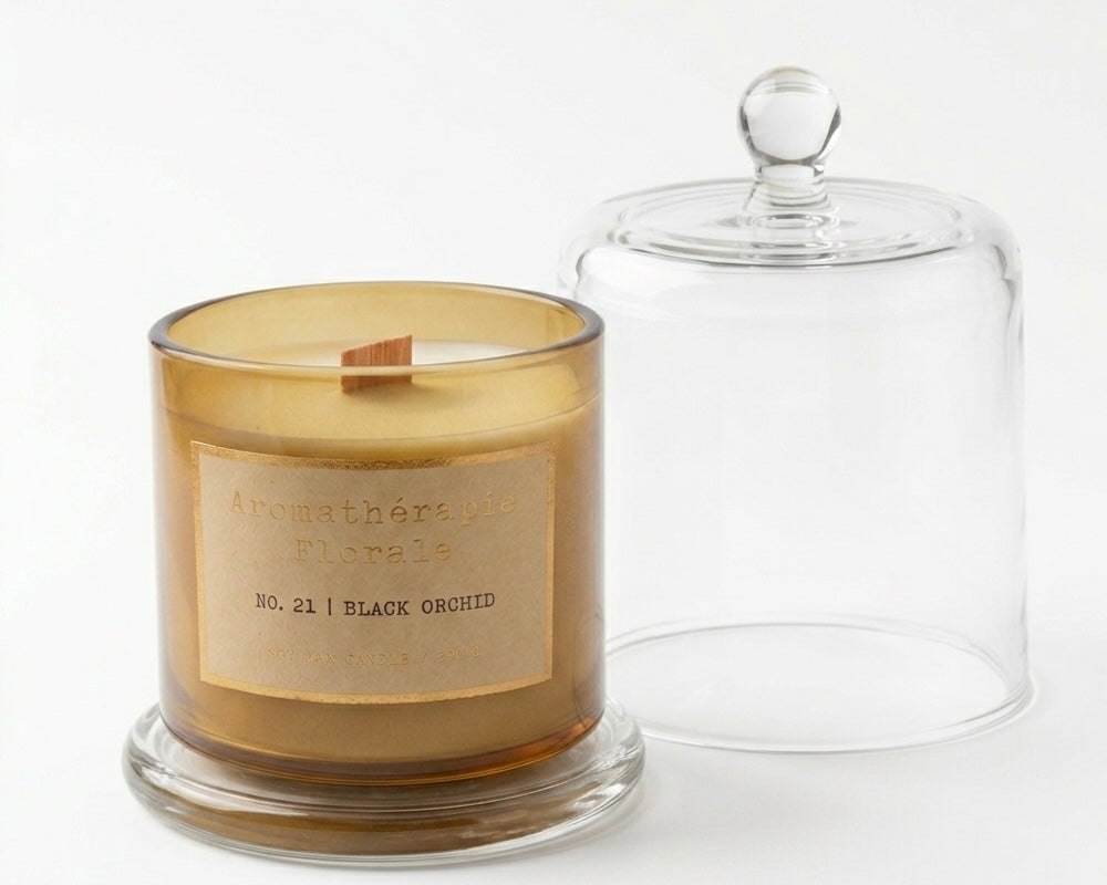Black Orchid - Aromathérapie Florale Soy Candle