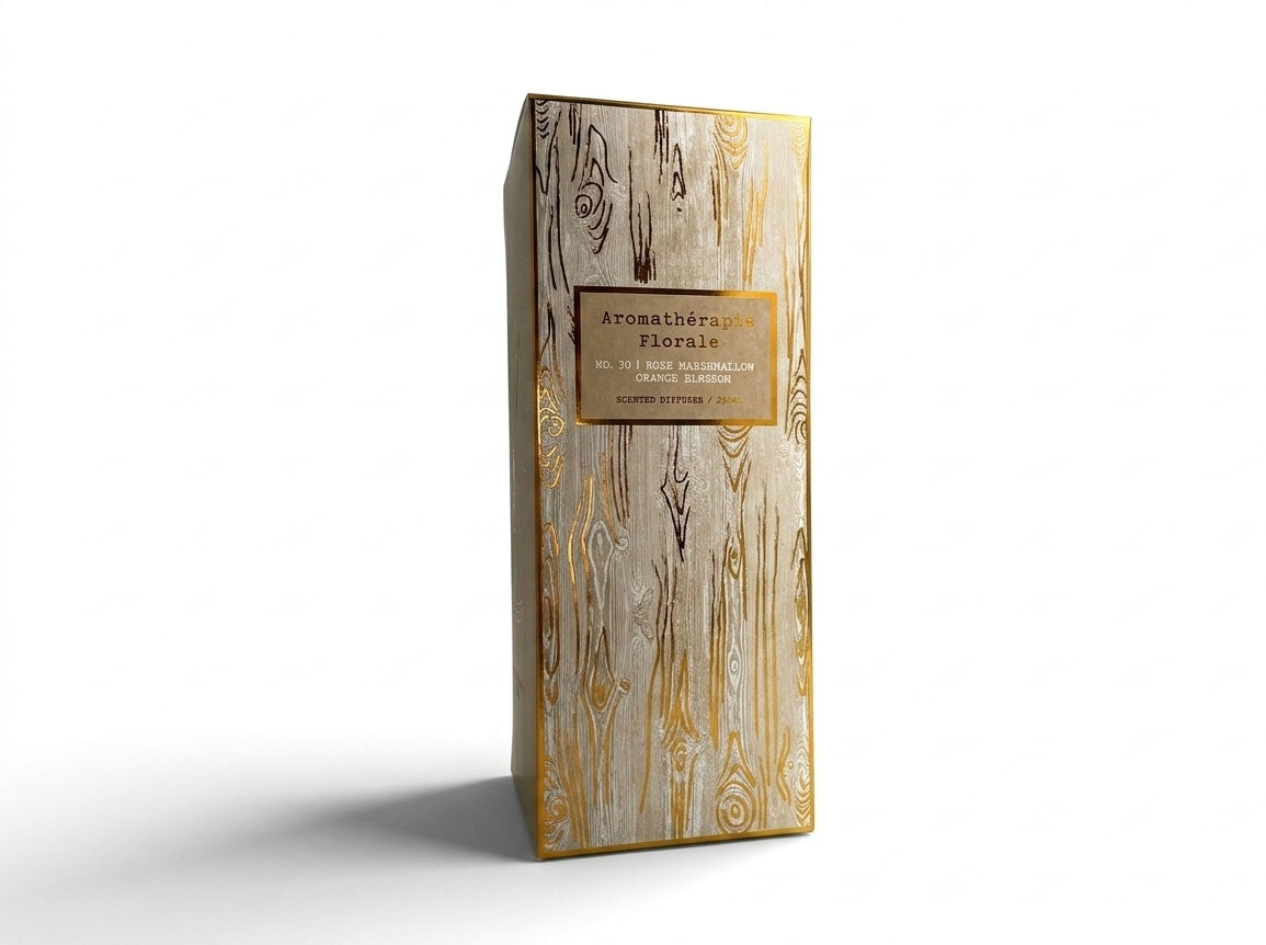 Rose Marshmallow Orange Blossom - Aromathérapie Florale Reed Diffuser