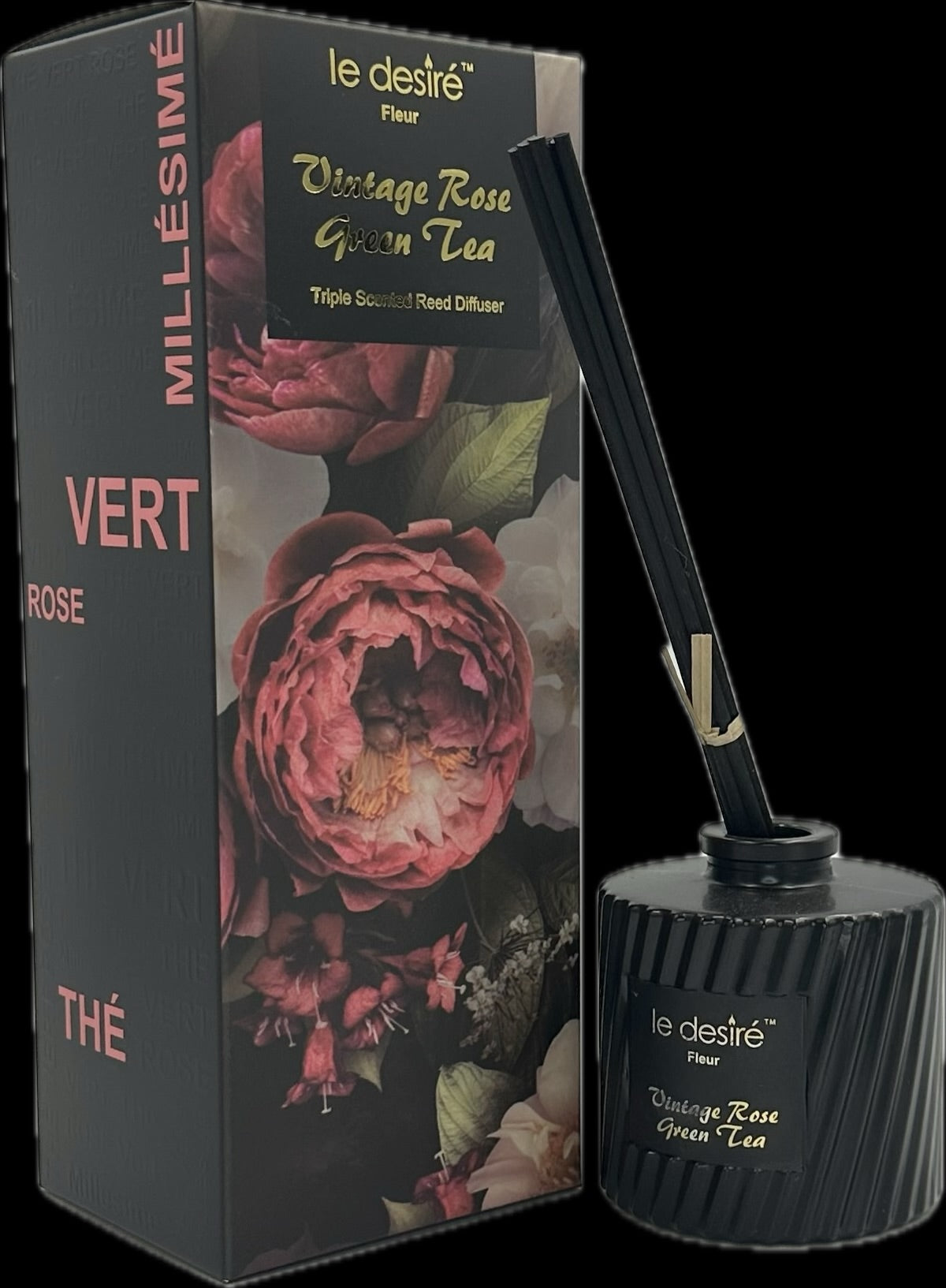 Vintage Rose Green Tea - Fleur Soy Candle