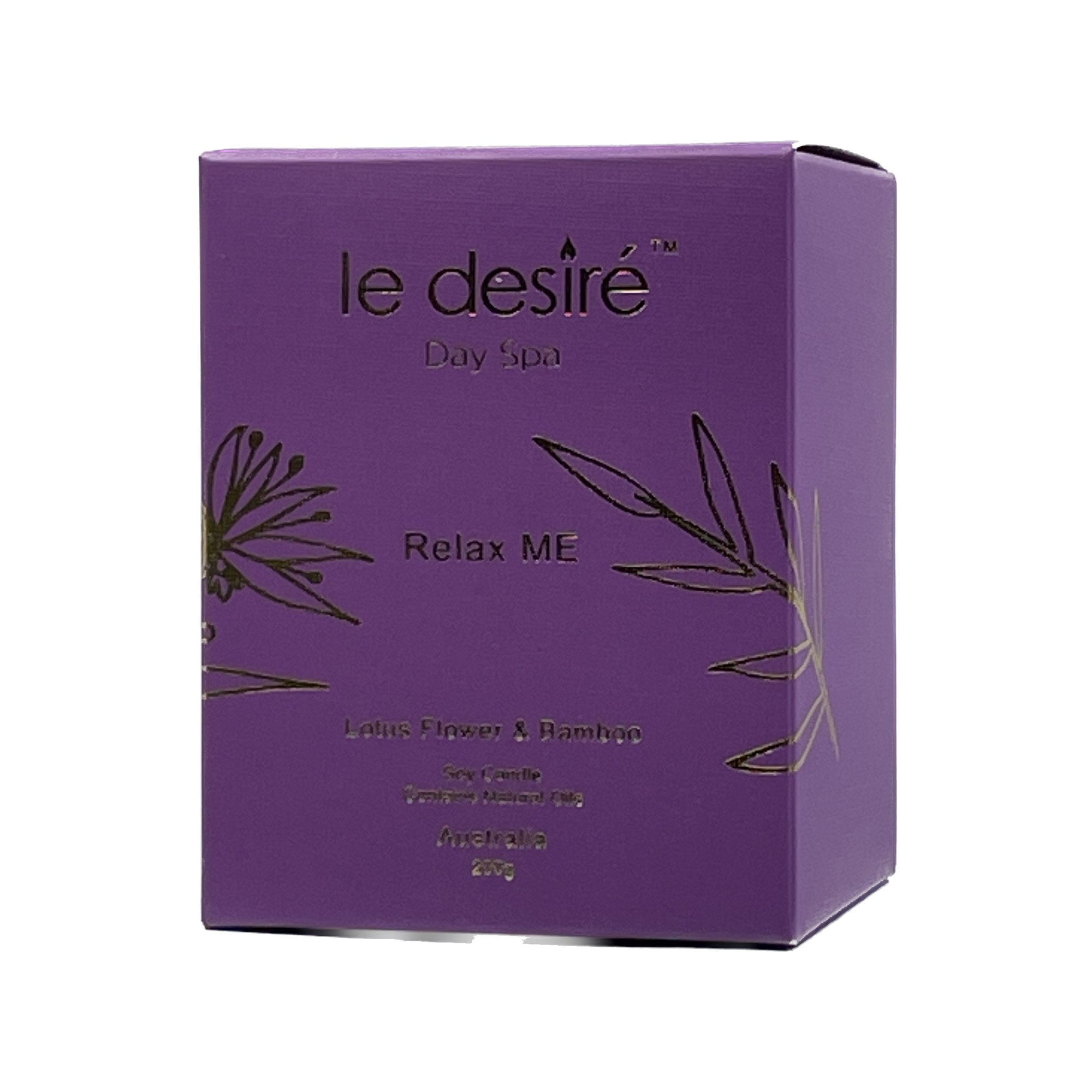 Relax ME (Lotus Flower & Bamboo) - Day Spa Soy Candle