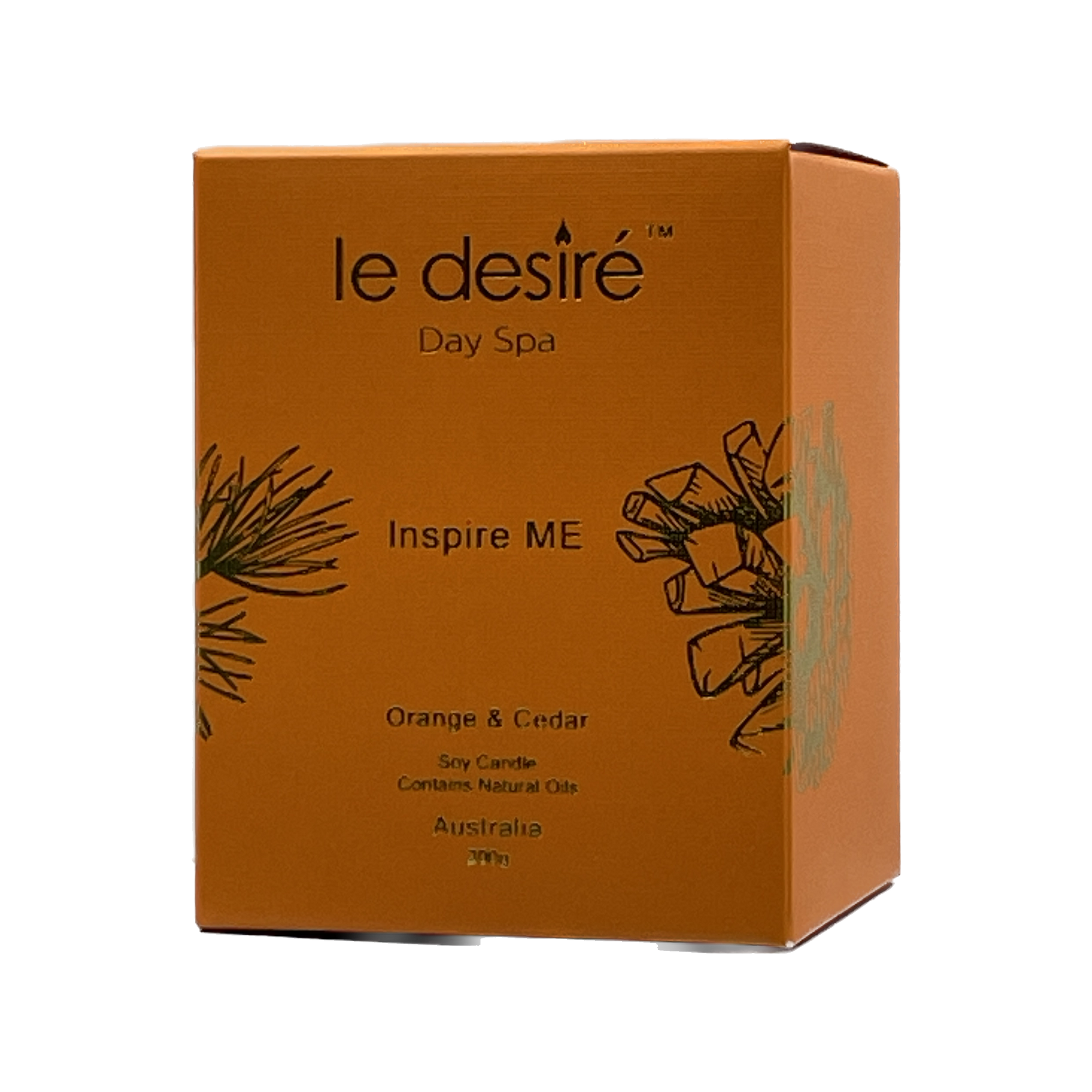 Inspire ME (Orange & Cedar) - Day Spa Soy Candle