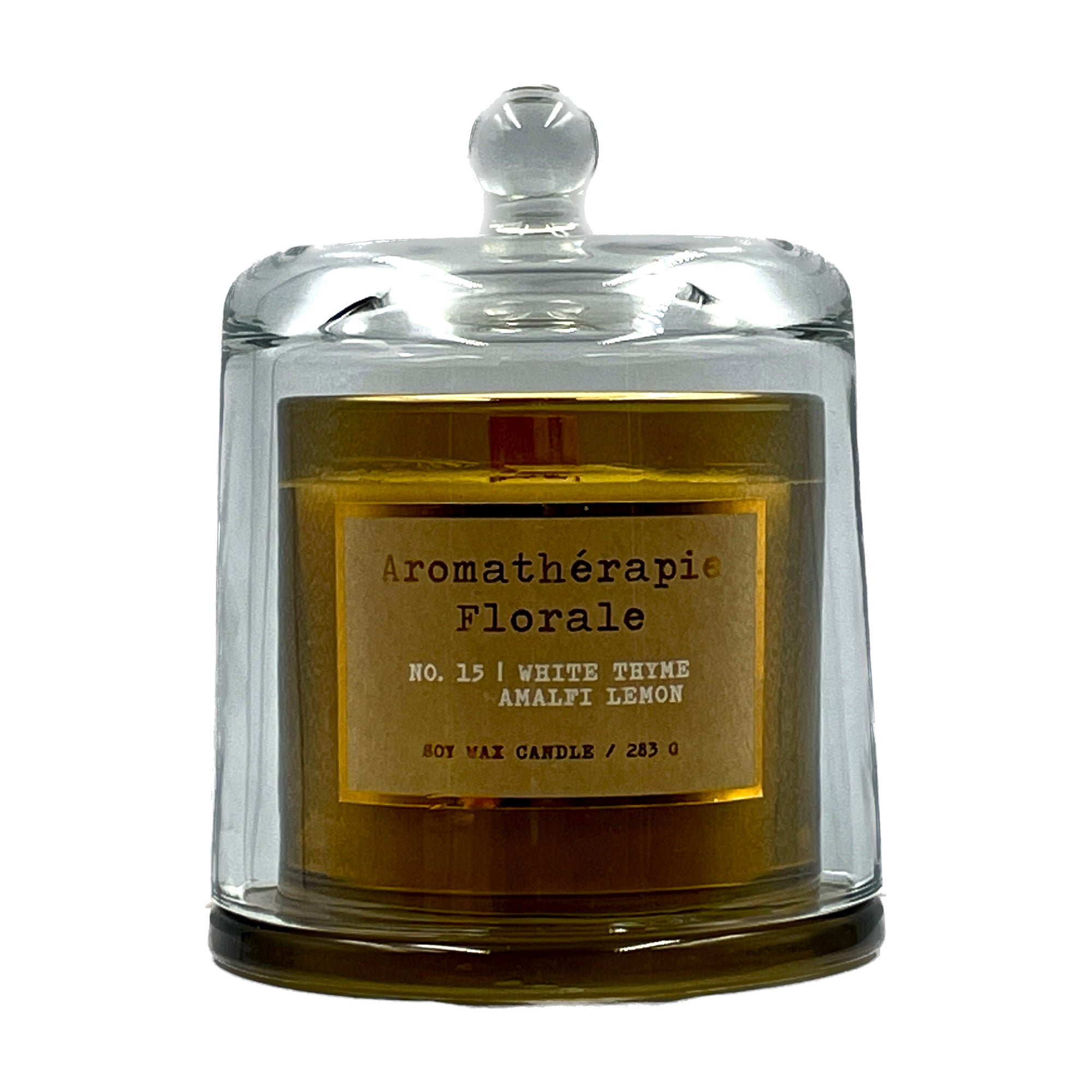 White Thyme Amalfi Lemon - Aromathérapie Florale Soy Candle