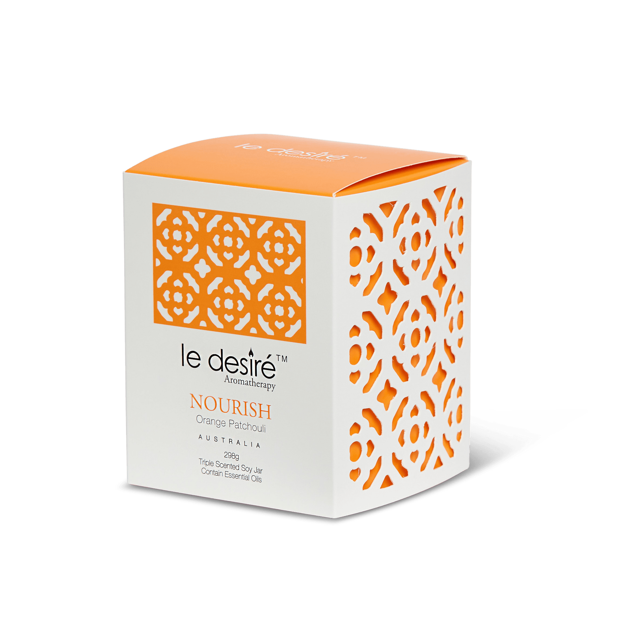 Nourish (Orange Patchouli) - Aromatherapy Soy Candle