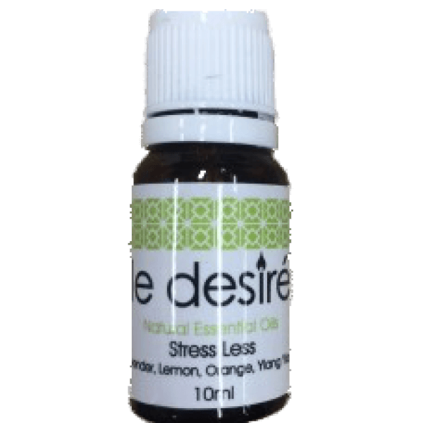 10ml Natural Essential Oil - Stress Less (Lavender, Lemon, Orange, Ylang Ylang)