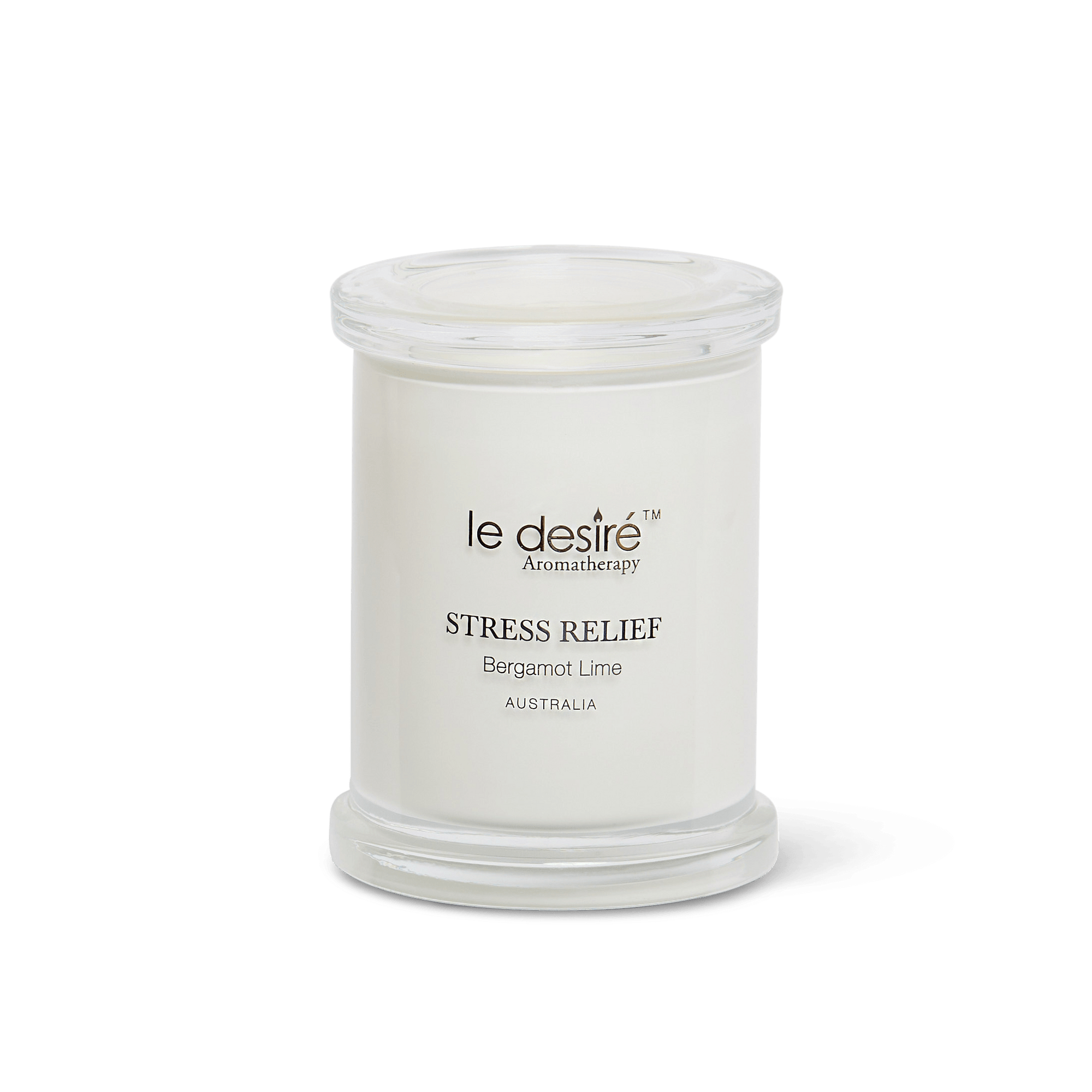Stress Relief (Bergamot Lime) - Aromatherapy Soy Candle
